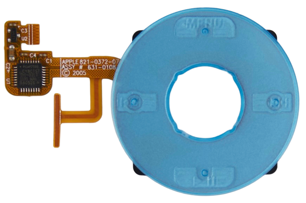 Electric Blue Click Wheel Flex for Apple iPod Video 5th 5.5 Enhanced A1136