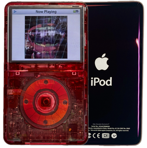 New Apple iPod Video Classic 5th & 5.5 Enhanced Red Atomic Ruby / Atomic Ruby / Atomic Ruby (Wine)