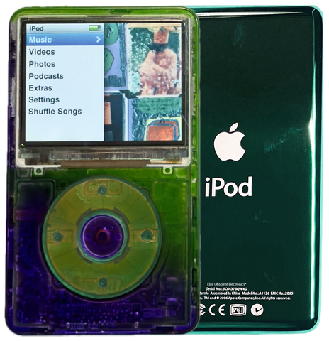 New Apple iPod Classic 6th & 7th Generation Atomic Sour Grape / Atomic Clover / Atomic Purple (Green)