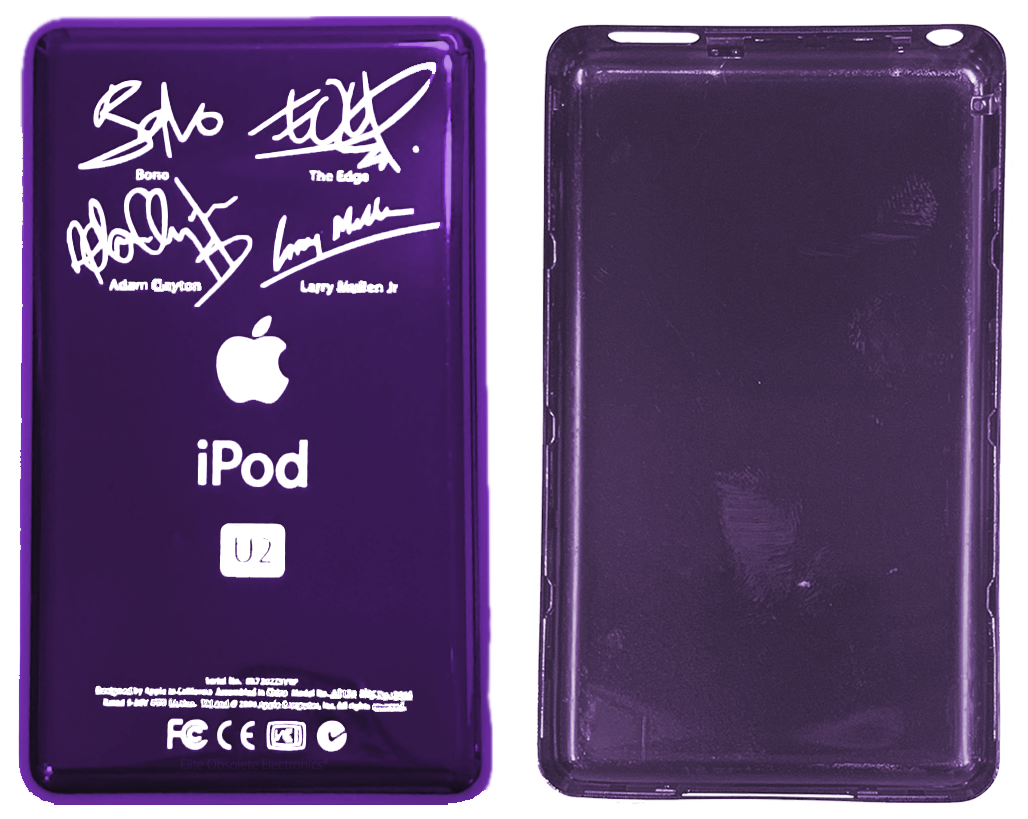 Thick Midnight Purple U2 Special Edition Backplate for Apple iPod Video 5th 5.5 & iPod Classic 6th 7th A1136 A1238