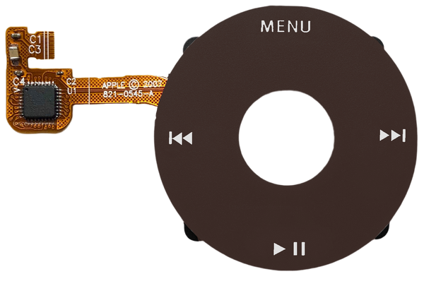 Brown Click Wheel Flex for Apple iPod Classic 6th 7th Generation A1238