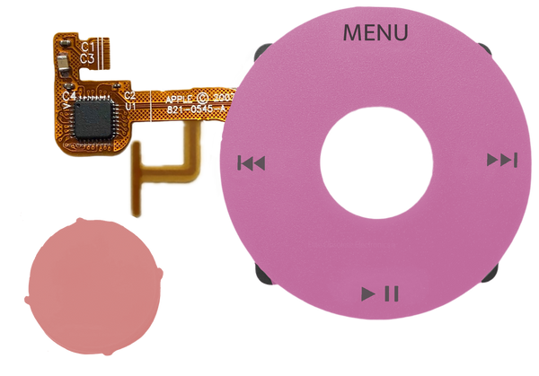 Pink Fizz Click Wheel Flex for Apple iPod Video 5th 5.5 Enhanced A1136