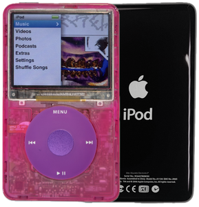 New Apple iPod Classic 6th & 7th Generation Atomic Pink Bubblegum / Pink / Purple (Black)