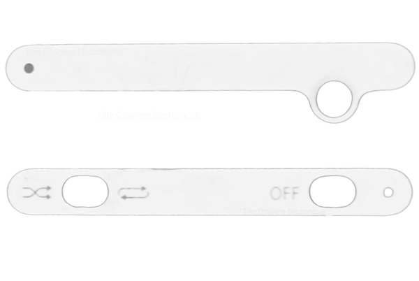Original Plastic White Top Bottom Bezel for Apple iPod Shuffle 2nd Generation 1GB 2GB A1204