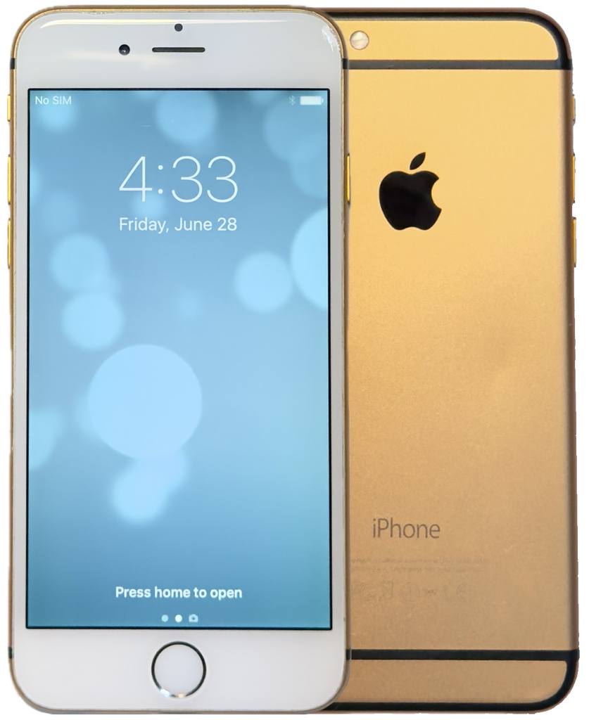 Rare Apple iPhone 6 64GB Custom Gold & White iOS 10.0.2 MG652LL/A Rare Apple iPhone 6 64GB Custom Gold & White iOS 10.0.2 MG652LL/A