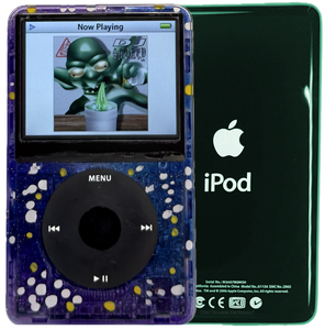 New Apple iPod Video Classic 5th & 5.5 Enhanced Atomic Midnight Stargaze / Black / Black (Green)