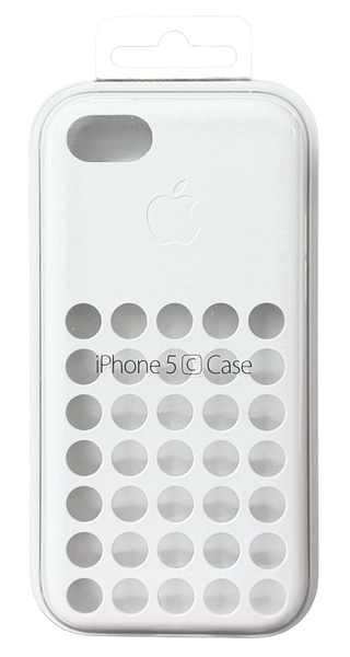 Original New Apple iPhone 5c Silicone Case Yellow & White MF038ZM/A MF039ZM/A 2013