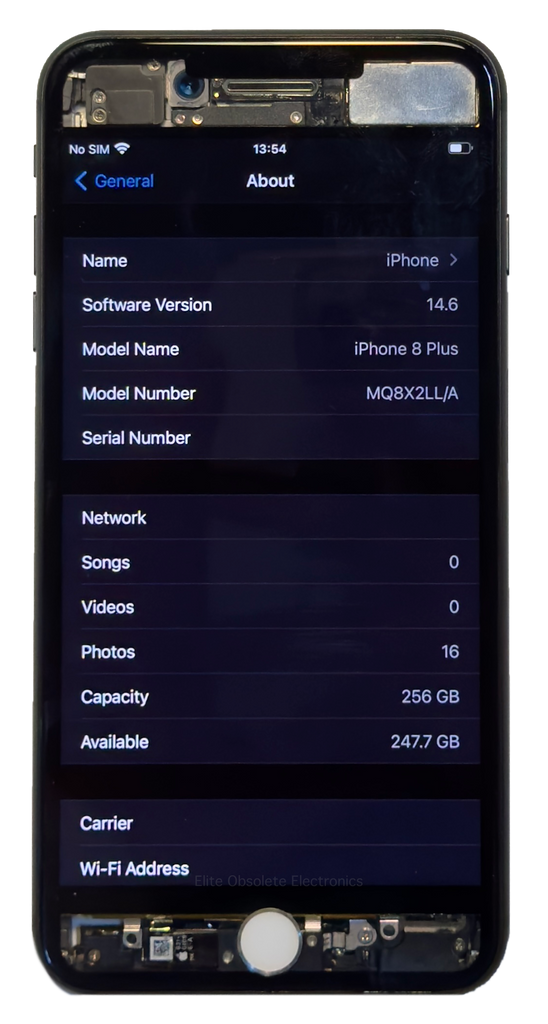 256GB Apple iPhone 8 Plus Custom Refurbished Transparent Factory 256GB Apple iPhone 8 Plus Custom Refurbished Transparent Factory