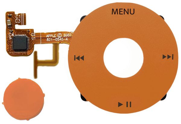 Orange Amber Click Wheel Flex for Apple iPod Video 5th 5.5 A1136