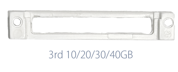 Original Used White Plastic Dock Bezel for Apple iPod Classic 3rd Generation A1040