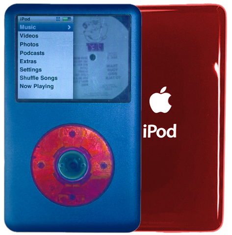 New Apple iPod Classic 6th & 7th Generation Blue / Atomic Wild Berry / Atomic Clover (Sangria Red)