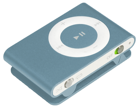 Used Apple iPod Shuffle 2nd Generation 1GB Light Blue A1204