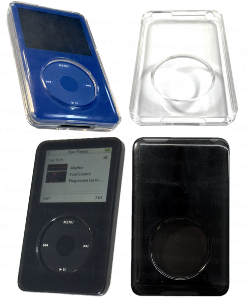 Transparent Crystal Clear Hard Protective Case Shell for Thin Apple iPod Video 5th 5.5 A1136 & Apple iPod Classic 6th 7th A1238 10.5mm