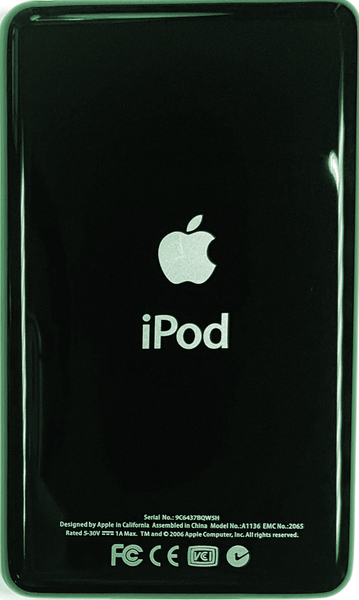 Thin Green Universal Backplate for Apple iPod Classic 6th 7th & iPod Video 5th 5.5 Enhanced