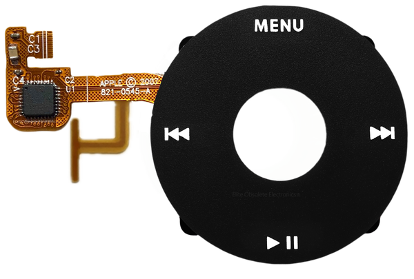 Black Click Wheel Flex for Apple iPod Video 5th 5.5 A1136