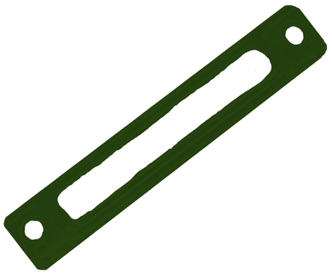 New Atomic Olive Green Transparent Clear Plastic Dock Bezel for Apple iPod Video 5th 5.5 & iPod Classic 6th 7th A1136 A1238