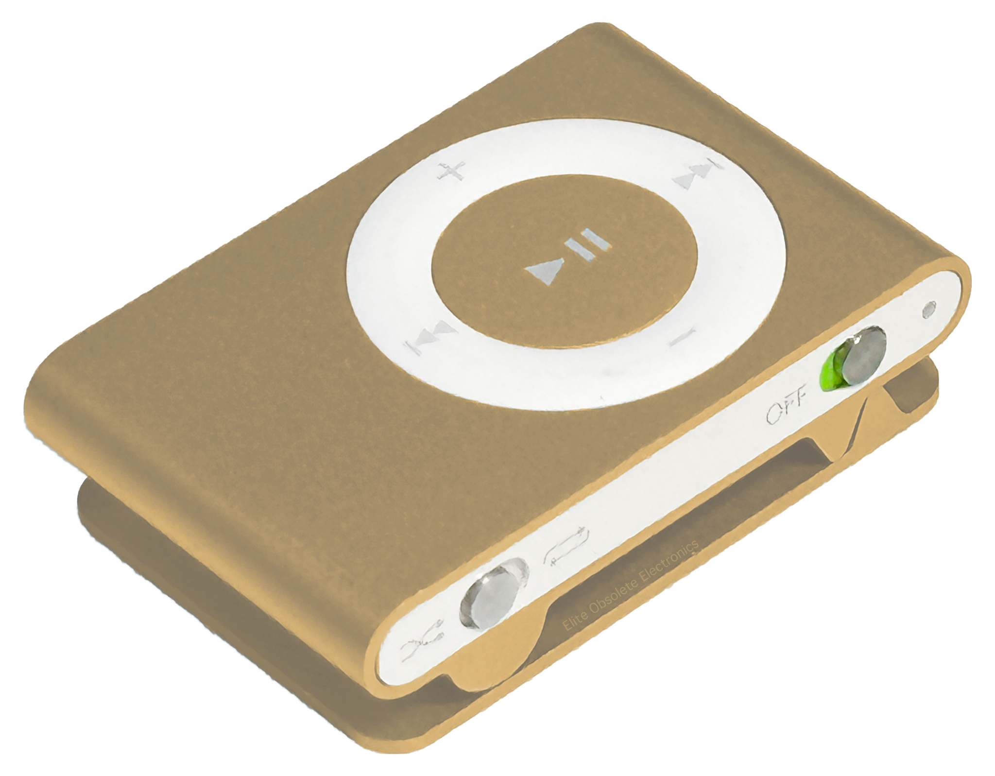 Used Apple iPod Shuffle 2nd Generation 1GB Gold A1204 MC167LL/A Used Apple iPod Shuffle 2nd Generation 1GB Gold A1204 MC167LL/A