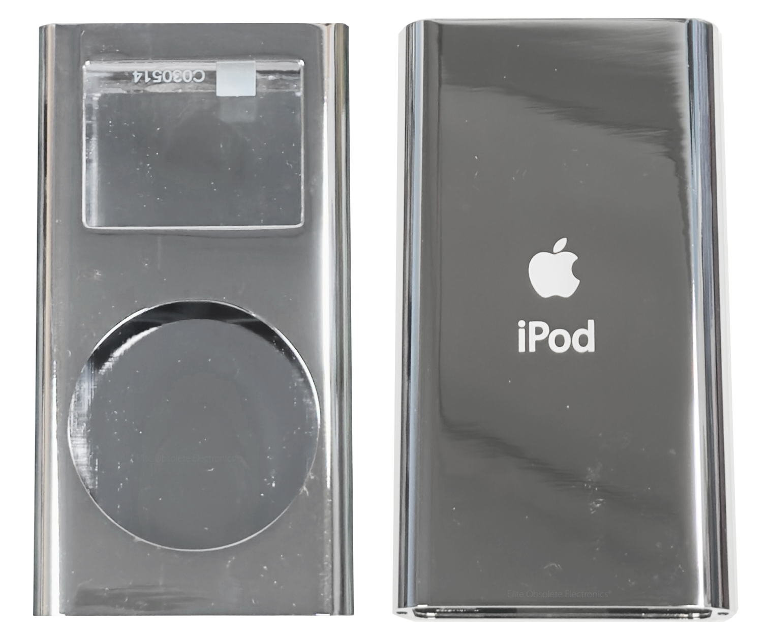 New Reflective Silver Chrome Housing Shell for Apple iPod Mini 1st & 2nd Generation Universal 4GB 6GB 128GB 256GB A1051