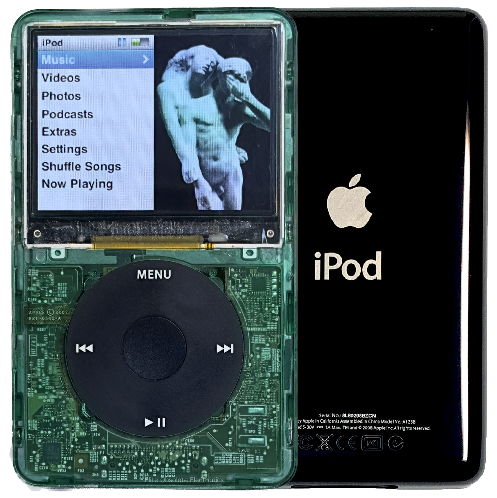 New Apple iPod Classic 6th & 7th Generation Atomic Clover Green New Apple iPod Classic 6th & 7th Generation Atomic Clover Green