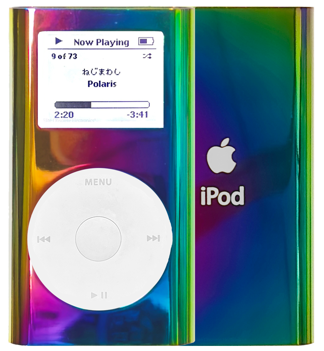 Refurbished Apple iPod Mini 1st 2nd Generation Reflective Rainbow A1051 4GB 6GB MicroDrive & 32GB 64GB 128GB 256GB 512GB 1TB SD Card 650mah