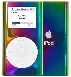 美品 iPod mini 第1世代 スケルトンver 120GB A1051 Refurbished Apple iPod Mini 1st 2nd Generation Reflective Rainbow