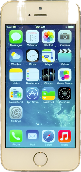 Rare Apple iPhone 5s 16GB Gold iOS 7.0.4 A1518 MF342CH/A Refurbished New Battery