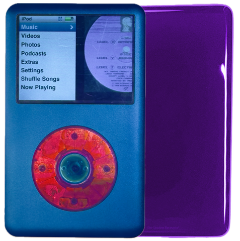 New Apple iPod Classic 6th & 7th Generation Blue / Atomic Wild Berry / Atomic Clover (Fully Blank Midnight Purple)