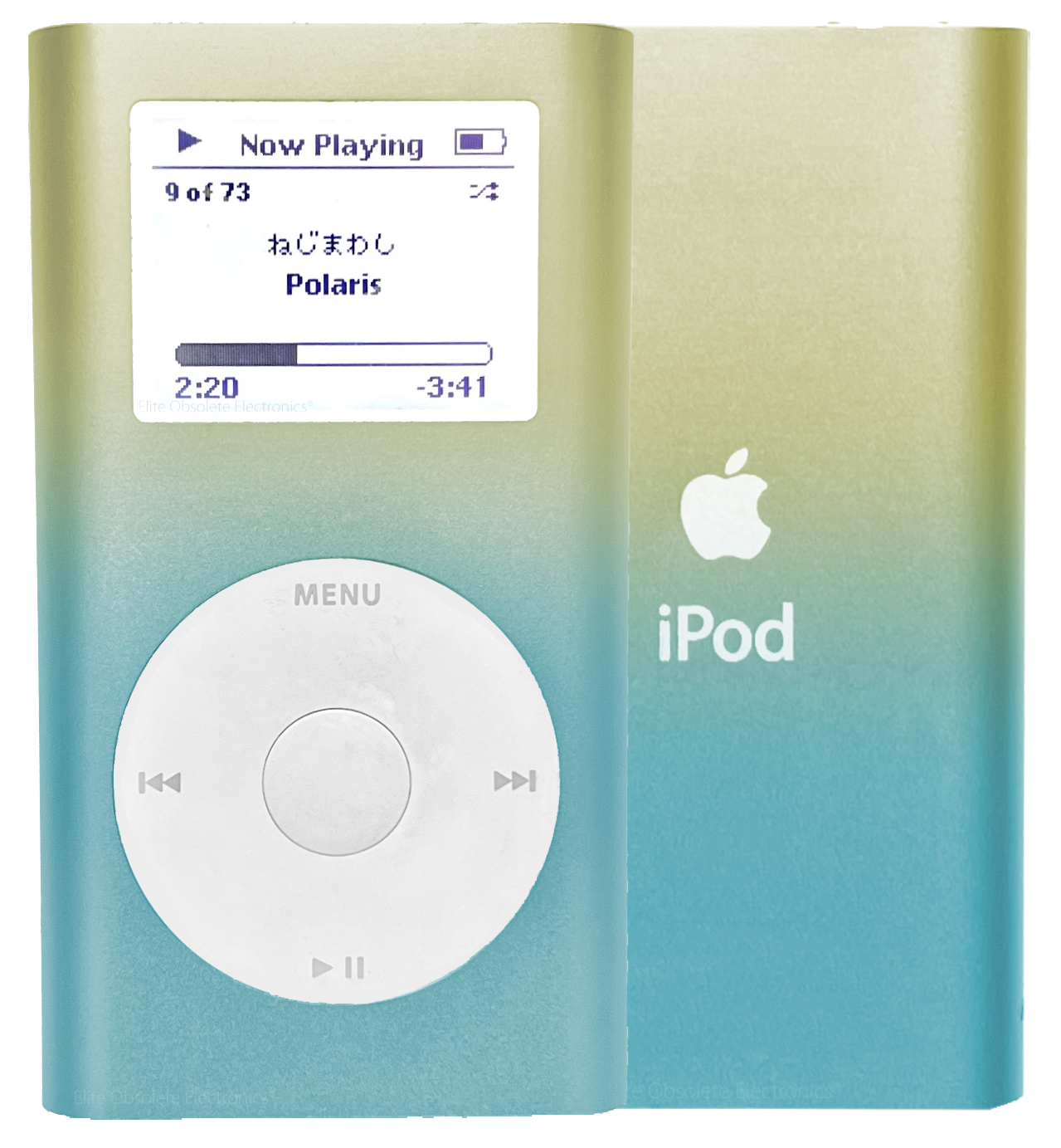 Refurbished Apple iPod Mini 1st 2nd Generation Yellow & Blue Gradient A1051 4GB 6GB MicroDrive & 32GB 64GB 128GB 256GB 512GB 1TB SD Card 650mah