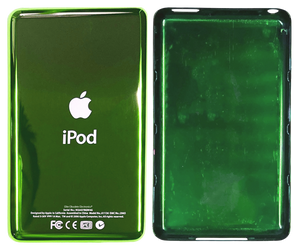 Thin Toxic Green Universal Backplate for Apple iPod Classic 6th