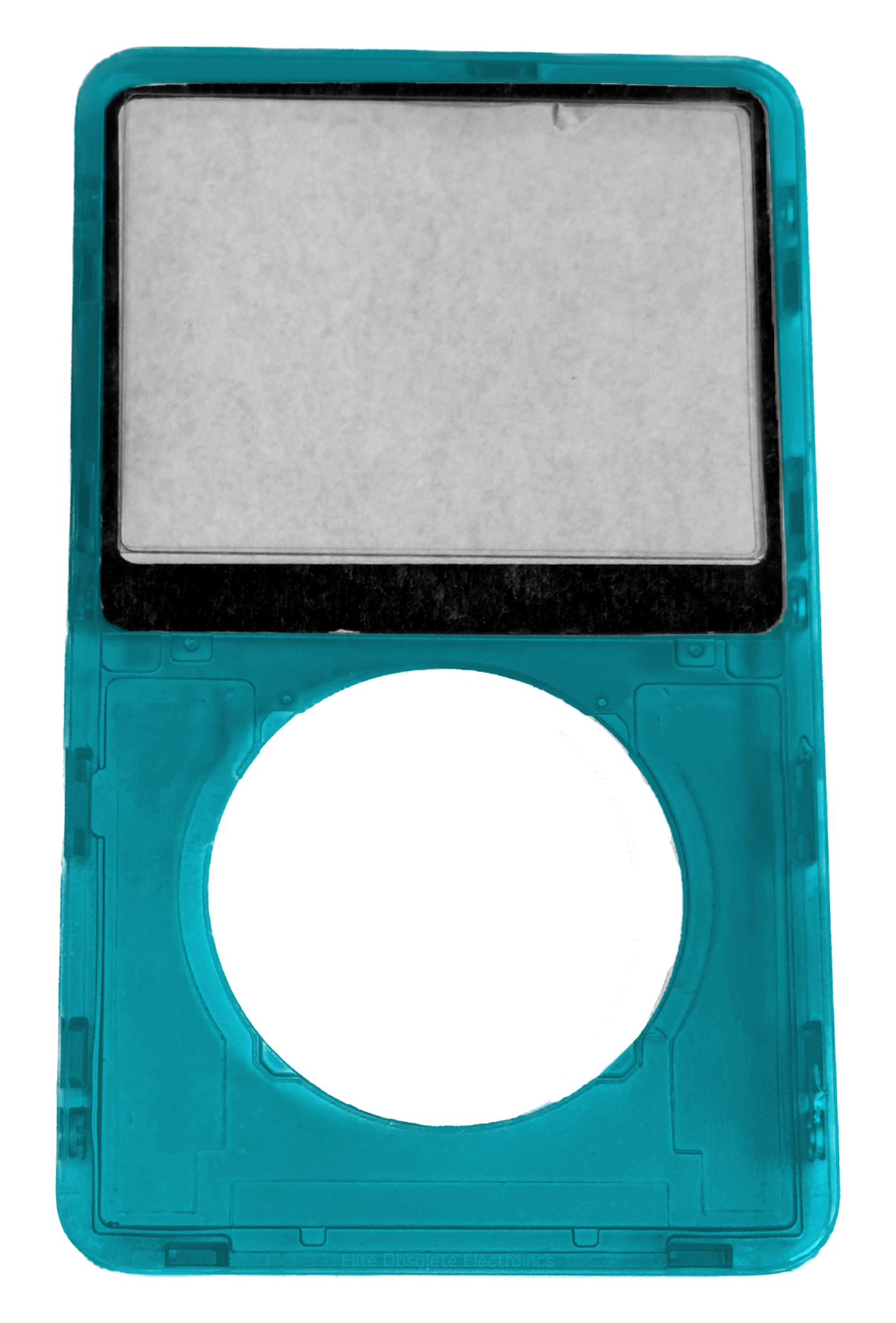 Atomic Ocean Blue Transparent Clear Faceplate For Apple iPod Video