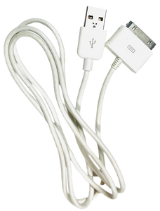 Original Apple 30-Pin Squeeze Dock Connector to USB 2.0 Cable for