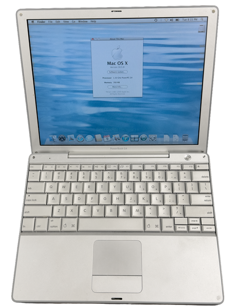 Apple PowerBook G4 12" 1.33GHz PowerPC 7447a 768MB 80GB Early 2004 A1010 M9183LL/A