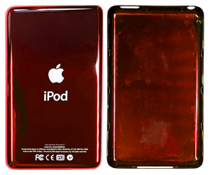Thin Sangria Red Universal Backplate for Apple iPod Video 5th 5.5