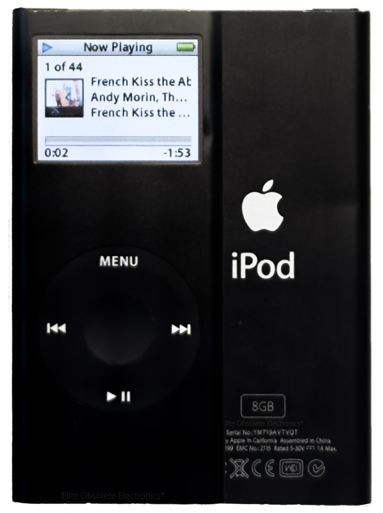 Used Apple iPod Nano 2nd Generation 8GB Black A1199 MA497LL/A