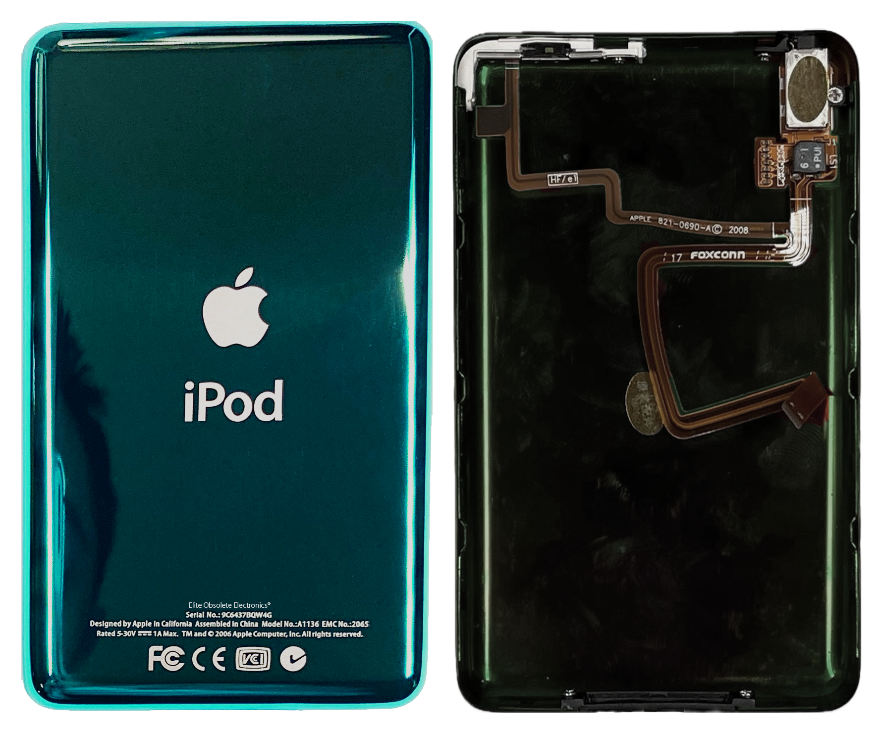 Thin Pine Green Universal Backplate for Apple iPod Video 5th 5.5 Thin Pine Green Universal Backplate for Apple iPod Video 5th 5.5