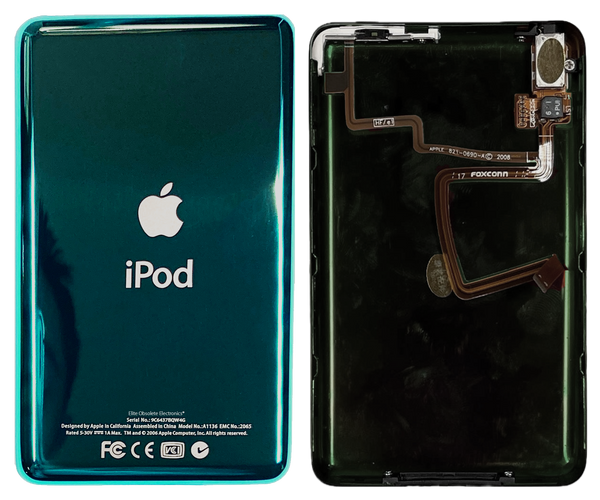 Thin Pine Green Universal Backplate for Apple iPod Video 5th 5.5 Enhanced & iPod Classic 6th 7th A1136 A1238
