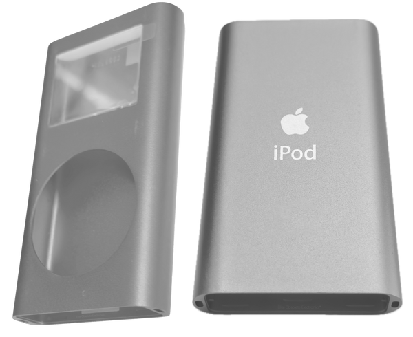 New Silver Housing Shell for Apple iPod Mini 1st & 2nd Generation Universal Fully Blank 4GB 6GB 128GB 256GB A1051
