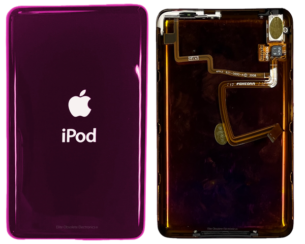 Thick Red Wine Universal Backplate for Apple iPod Video 5th 5.5 A1136 & iPod Classic 6th 7th A1238