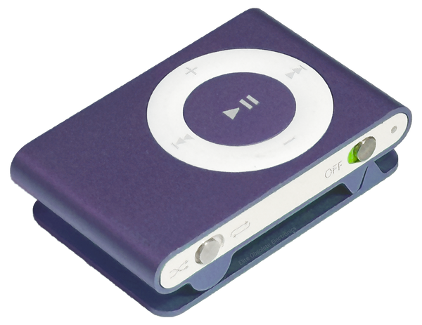 Used Apple iPod Shuffle 2nd Generation 1GB Lavender Purple A1204 MB233LL/A