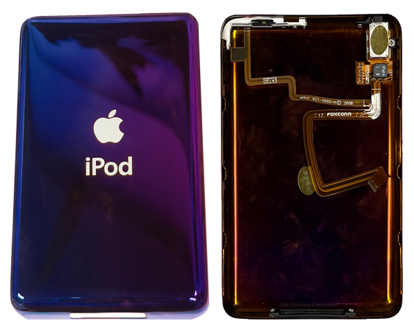 Thick Ultraviolet Purple Blue Backplate for Apple iPod Video 5th 5.5 & iPod Classic 6th 7th A1136 A1238