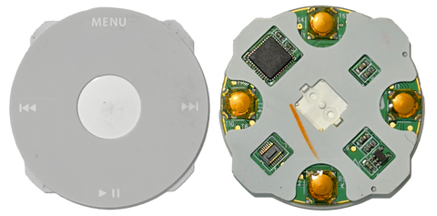 Original Click Wheel Center Button Assembly Only for Apple iPod Photo / iPod With Color Display 4th Generation 2005 A1099