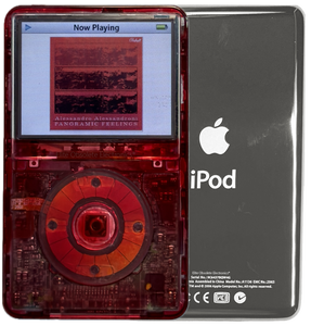 New Apple iPod Video Classic 5th & 5.5 Enhanced Red Atomic Ruby / Atomic Ruby / Atomic Ruby (Silver)