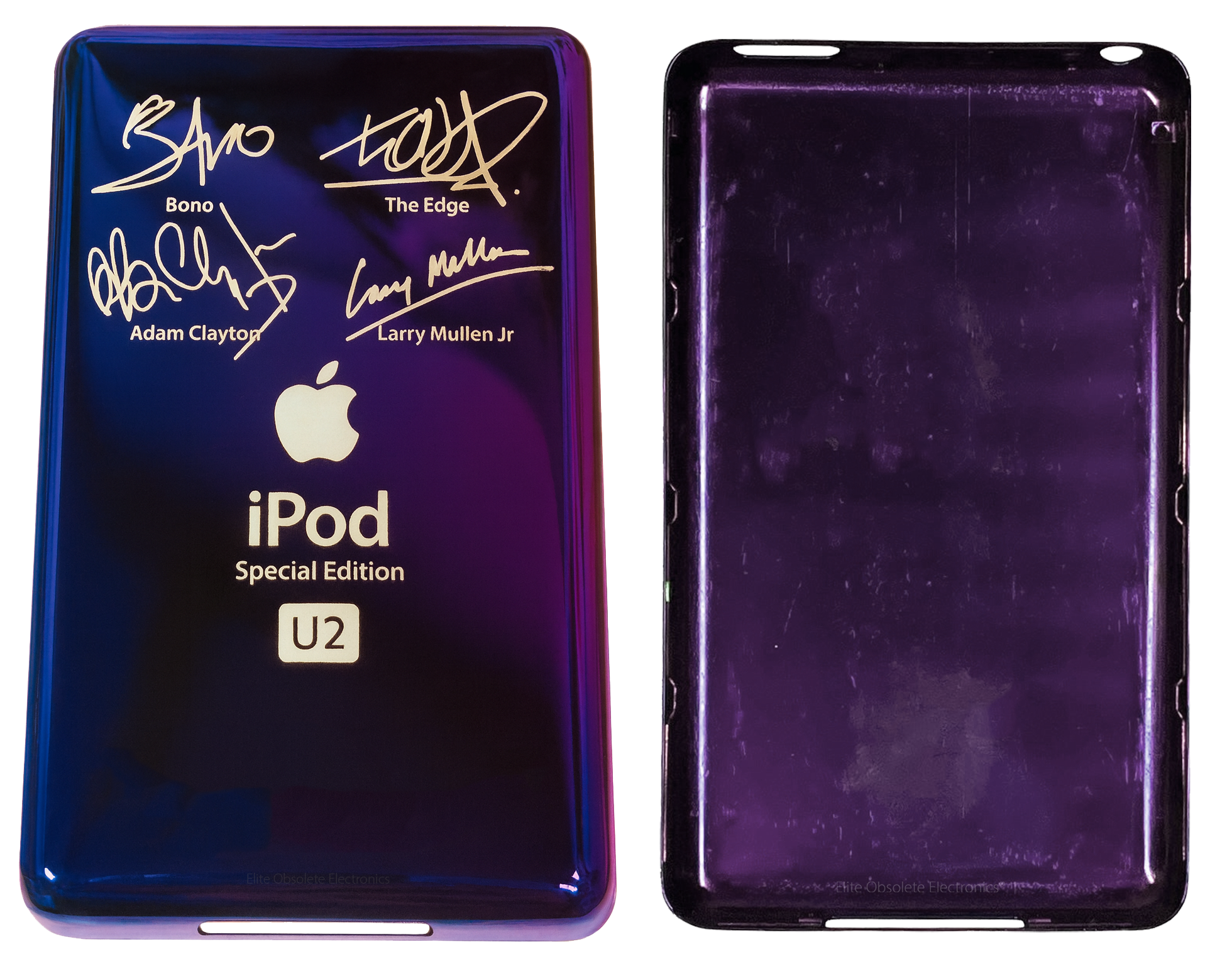 Thick Ultraviolet Purple Blue U2 Special Edition Backplate for Apple iPod Video 5th 5.5 & iPod Classic 6th 7th A1136 A1238