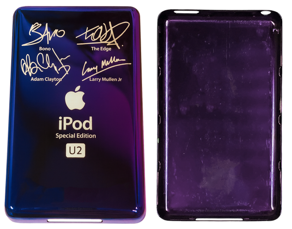 Thick Ultraviolet Purple Blue U2 Special Edition Backplate for Apple iPod Video 5th 5.5 & iPod Classic 6th 7th A1136 A1238