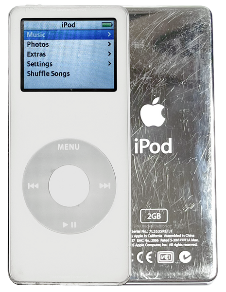 Refurbished Apple iPod Nano 1st Generation White 1GB 2GB 4GB A1137 MA350LL/A MA004LL/A MA005LL/A