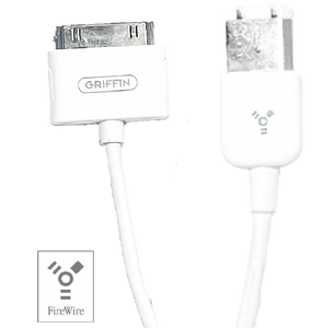 New Griffin 30-Pin to FireWire 400 Charge & Sync Cable for iPod