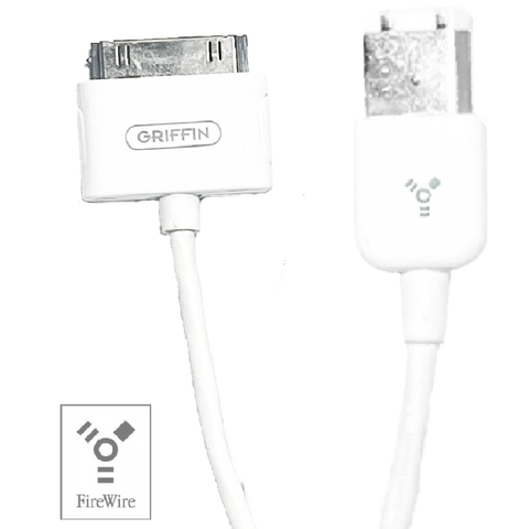 New Griffin 30-Pin to FireWire 400 Charge & Sync Cable for iPod