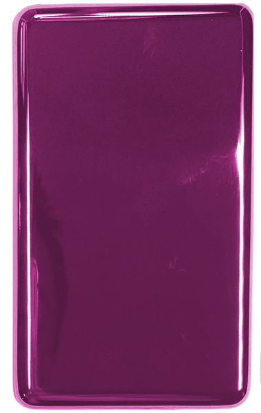Thick Hyper Pink Fully Blank Backplate for Apple iPod Classic 6th 7th & iPod Video 5th 5.5 Enhanced