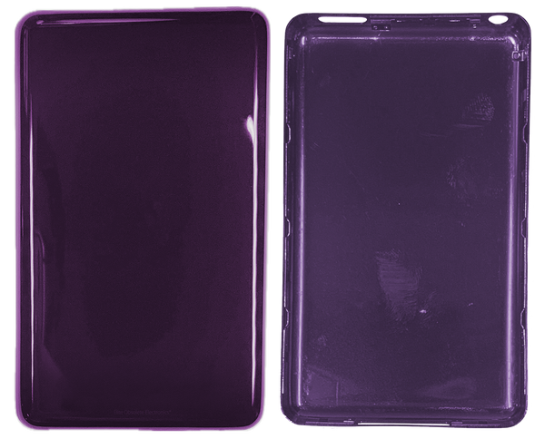 Thin Plum Purple Fully Blank Backplate for Apple iPod Video 5th 5.5 A1136 & iPod Classic 6th 7th A1238