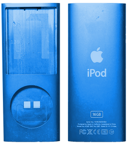 Used Blue Original Housing Shell Frame for Apple iPod Nano 4th Generation A1285